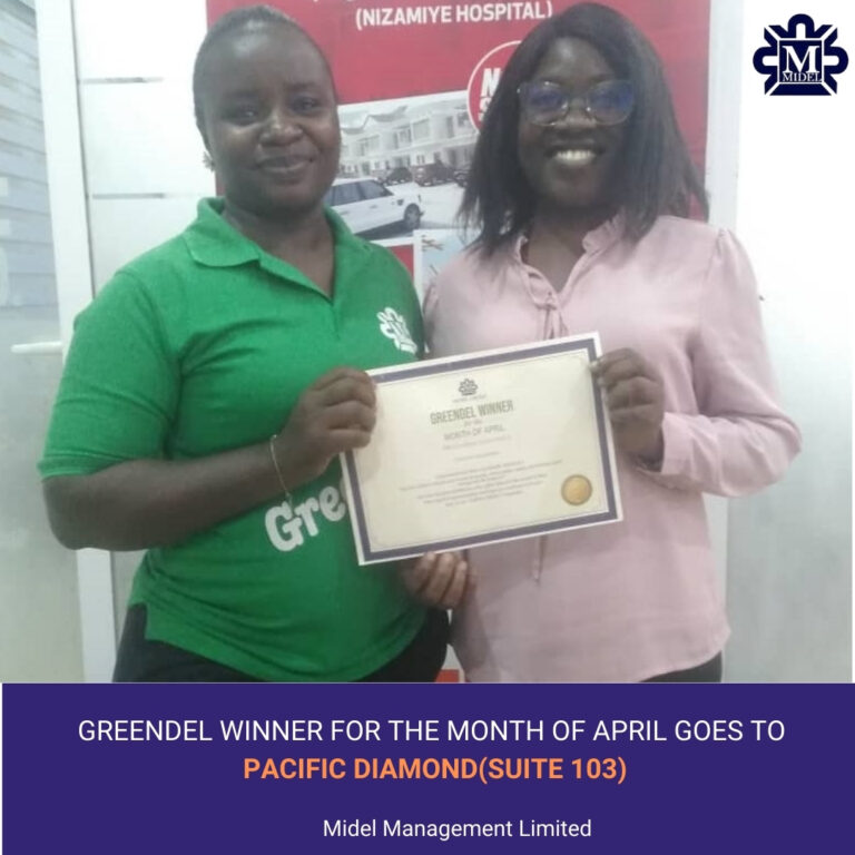 GreenDel winner for the month of April Pacific Diamond